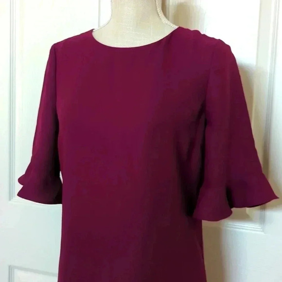 CeCe CYNTHIA STEFFE Kate Ruffle Hem Shift Dress - Picture 2 of 6